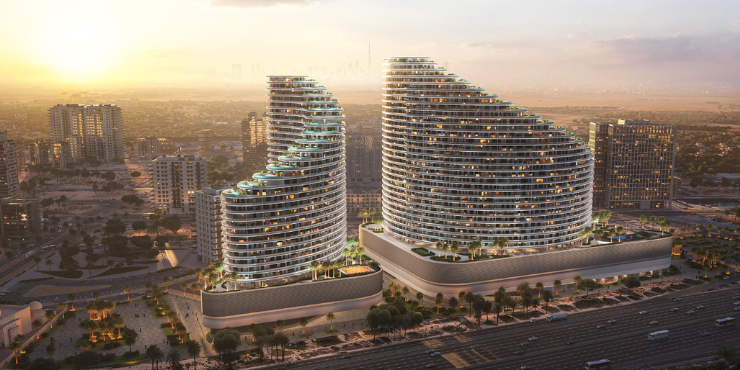 Affordable studio in Dubai with smart living space and city view